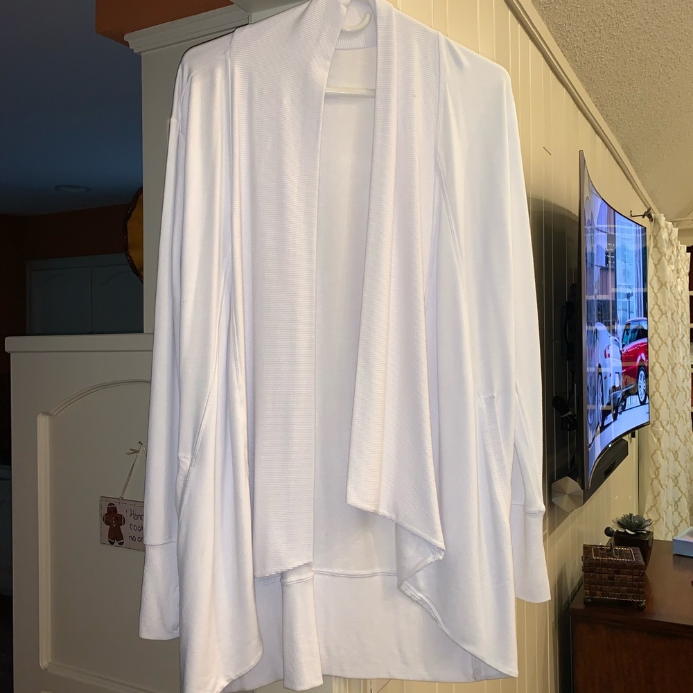 White Active Life Sweater